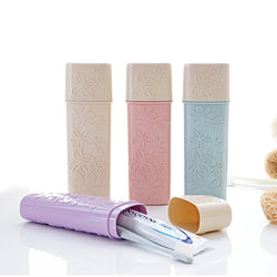 Travel Toothbrush Case Portable Toothbrush Tube Cover Toothpaste Storage Box Holder for Travel Hiking Camping