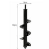 Garden Auger Spiral Drill Bit Tool  Flower Planter Bulb Shaft Drill Auger Yard Gardening Bedding Planting Hole Digger Tool